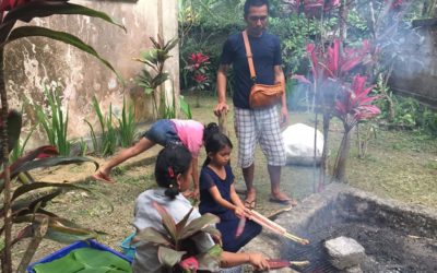 Cooking Satay (Traditional Balinese Recipe)